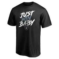 Las Vegas Raiders Just Win T-Shirt Black