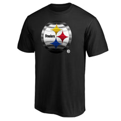 Pittsburgh Steelers Midnight Mascot Team Logo T-Shirt Black