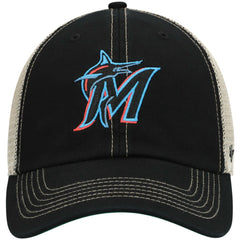 Miami Marlins '47 Trawler Clean Up Trucker Snapback Hat - Black Hats