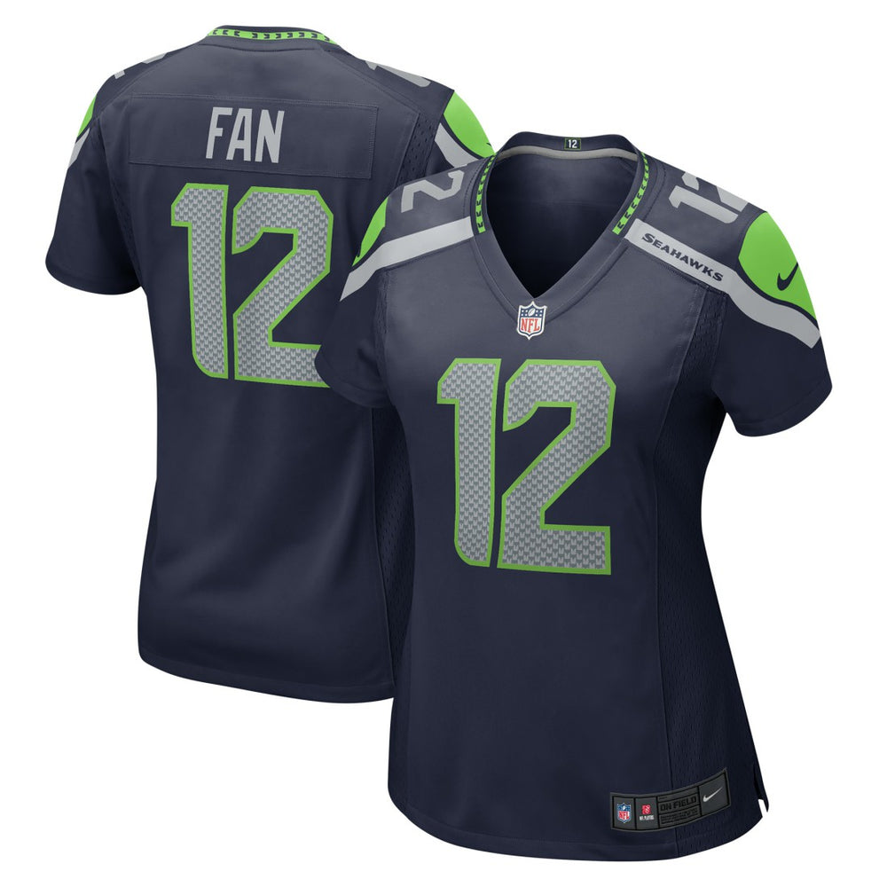 NFL 12s Seattle Seahawks Women's Player Jersey - Navy