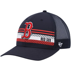Boston Red Sox '47 Cumberland Trucker Snapback Hat - Navy Hats