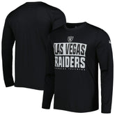Las Vegas Raiders New Era Combine Authentic Offsides Long Sleeve T-Shirt Black