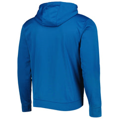 Detroit Lions New Era Combine Authentic Split Defense Pullover Hoodie Blue