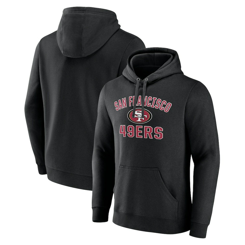 San Francisco 49ers Victory Arch Team Fitted Pullover Hoodie Black