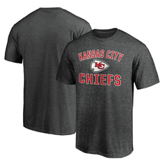 Kansas City Chiefs Victory Arch T-Shirt Heather Charcoal