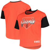 San Francisco Giants Girls Youth Bleachers T-Shirt - Orange T-shirts