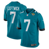 NFL Byron Leftwich Jacksonville Jaguars Retired Player Game Jersey - Teal