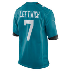 NFL Byron Leftwich Jacksonville Jaguars Retired Player Game Jersey - Teal