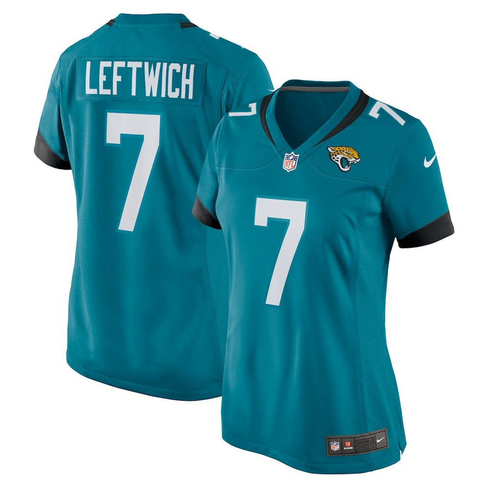 NFL Byron Leftwich Jacksonville Jaguars Women's Retired Player Game Jersey - Teal