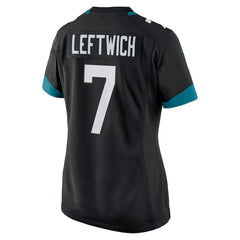 NFL Byron Leftwich Jacksonville Jaguars Women's Alternate Retired Player Game Jersey - Black