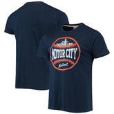 Detroit Tigers Homage Hyper Local Tri-Blend T-Shirt - Navy T-shirts