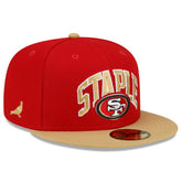 San Francisco 49ers New Era NFL x Staple Collection 59FIFTY Fitted Hat Scarlet/Gold