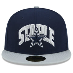 Dallas Cowboys New Era NFL x Staple Collection 59FIFTY Fitted Hat Navy/Gray