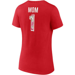 NHL Washington Capitals Fanatics Women's Team Mother's Day V-Neck T-Shirt - Red