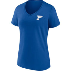 NHL St. Louis Blues Fanatics Women's Team Mother's Day V-Neck T-Shirt - Blue