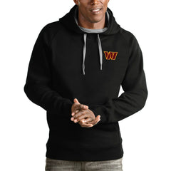 Washington Commanders Antigua Victory Pullover Hoodie Black