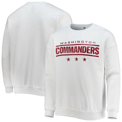 Washington Commanders NFL x Darius Rucker Collection Star Sponge Fleece Pullover Sweatshirt White