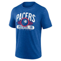 Indiana Pacers Badge of Honor Tri-Blend T-Shirt Royal