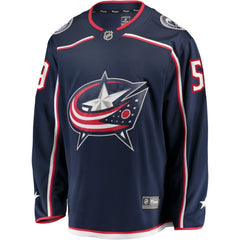 NHL Yegor Chinakhov Columbus Blue Jackets Fanatics Home Breakaway Player Jersey - Navy