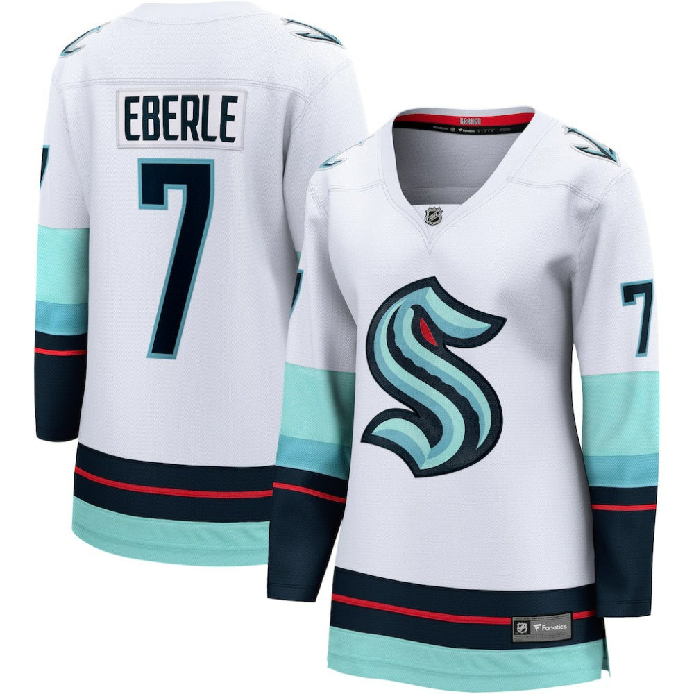 NHL Jordan Eberle Seattle Kraken Fanatics Women's Away Breakaway Jersey - White