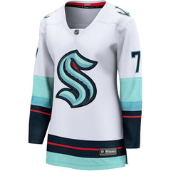 NHL Jordan Eberle Seattle Kraken Fanatics Women's Away Breakaway Jersey - White