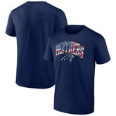 Carolina Panthers Banner Wave Logo T-Shirt Navy
