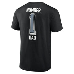 Las Vegas Raiders Number One Dad T-Shirt Black