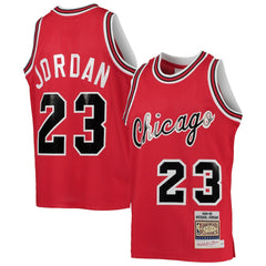 NBA Michael Jordan Chicago Bulls Youth 1984/85 Hardwood Classics Authentic Jersey sale - Red