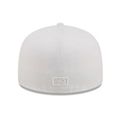 Athletics New Era White on White 59FIFTY Fitted Hat Hats