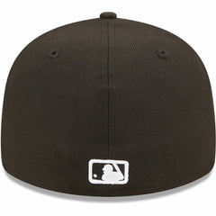 Milwaukee Brewers New Era Black & White Low Profile 59FIFTY Fitted Hat Hats