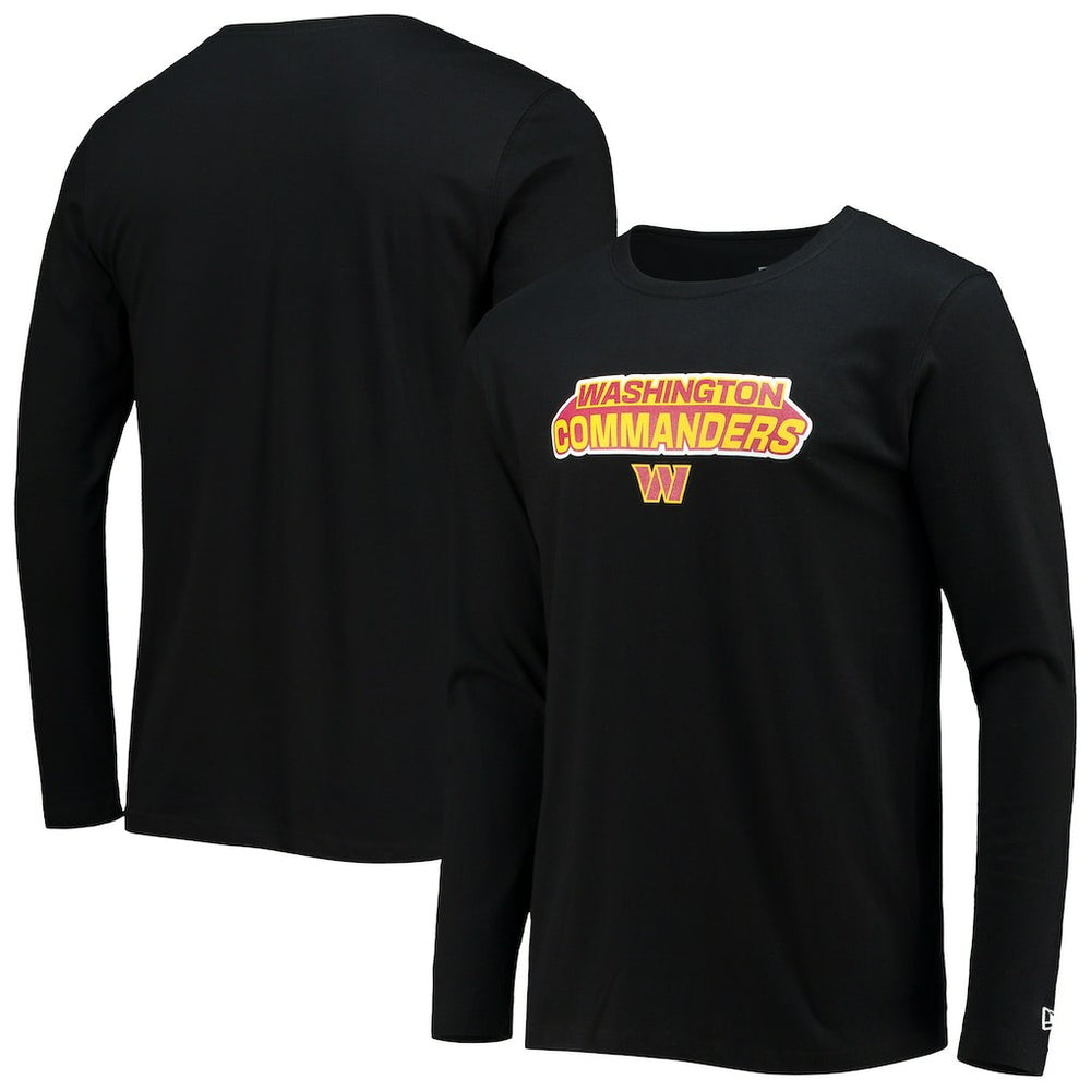 Washington Commanders New Era Long Sleeve T-Shirt Black