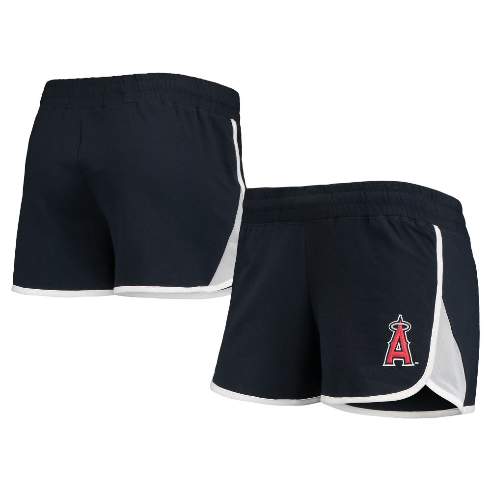 Los Angeles Angels New Era Women's Stretch French Terry Shorts - Navy Shorts