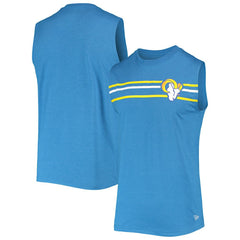 Los Angeles Rams New Era Brushed Sleeveless Tank Top Royal