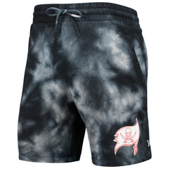 Tampa Bay Buccaneers New Era Tie-Dye Shorts Black