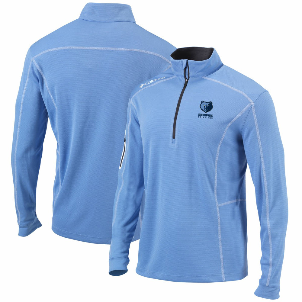 Memphis Grizzlies Shotgun Omni-Wick Quarter-Zip Pullover Jacket Light Blue