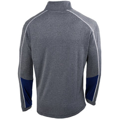 Dallas Mavericks Omni-Wick Shotgun 2.0 Quarter-Zip Pullover Top Heathered Gray/Navy