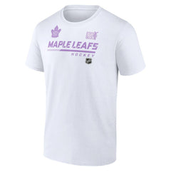 NHL Toronto Maple Leafs NHL Hockey Fights Cancer T-Shirt - White