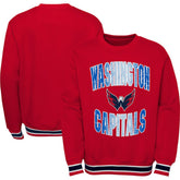 NHL Washington Capitals Youth Classic Blueliner Pullover Sweatshirt - Red