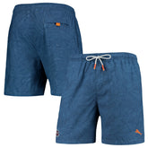 Tennessee Titans Naples Layered Leaves Swim Trunks Navy