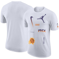Phoenix Suns Jordan Brand Courtside Statement Edition Max90 T-Shirt White