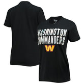 Washington Commanders G-III 4Her by Carl Banks Women's Endzone T-Shirt Black