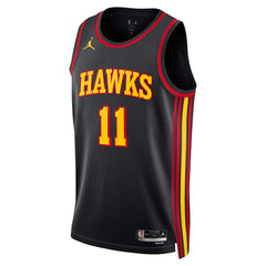 NBA Trae Young Atlanta Hawks Jordan Brand Unisex Swingman Jersey - Statement Edition - Black sale