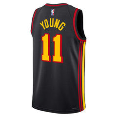 NBA Trae Young Atlanta Hawks Jordan Brand Unisex Swingman Jersey - Statement Edition - Black sale