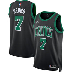 NBA Jaylen Brown Boston Celtics Jordan Brand Unisex Swingman Jersey - Statement Edition - Black sale