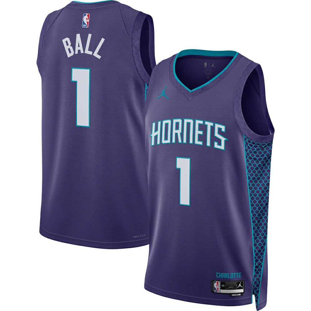 NBA LaMelo Ball Charlotte Hornets Jordan Brand Unisex Swingman Jersey - Statement Edition - Purple online