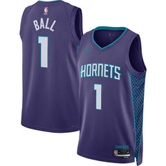 NBA LaMelo Ball Charlotte Hornets Jordan Brand Unisex Swingman Jersey - Statement Edition - Purple online