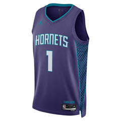 NBA LaMelo Ball Charlotte Hornets Jordan Brand Unisex Swingman Jersey - Statement Edition - Purple online