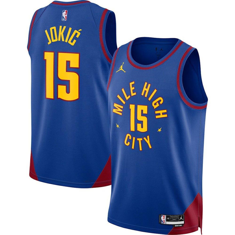 NBA Nikola Jokic Denver Nuggets Jordan Brand Unisex Swingman Jersey sale - Statement Editi- Blue online