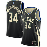 NBA Giannis Antetokounmpo Milwaukee Bucks Jordan Brand Unisex Swingman Jersey - Statement Edition - Black outlet