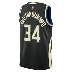 NBA Giannis Antetokounmpo Milwaukee Bucks Jordan Brand Unisex Swingman Jersey - Statement Edition - Black outlet
